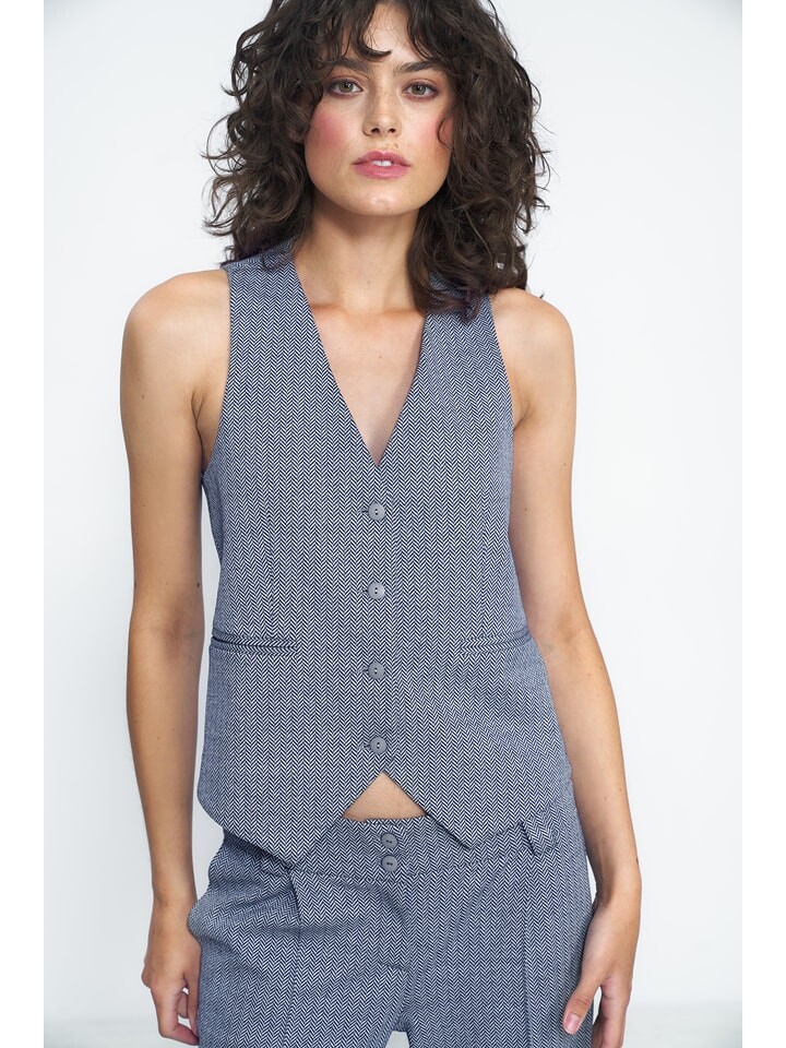 

Утепленный жилет Nife, цвет dunkelblau/weiß