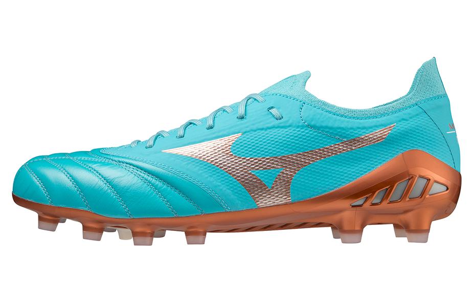 

Футбольные бутсы Morelia Neo 3 «Sky Blue Cooper» Mizuno