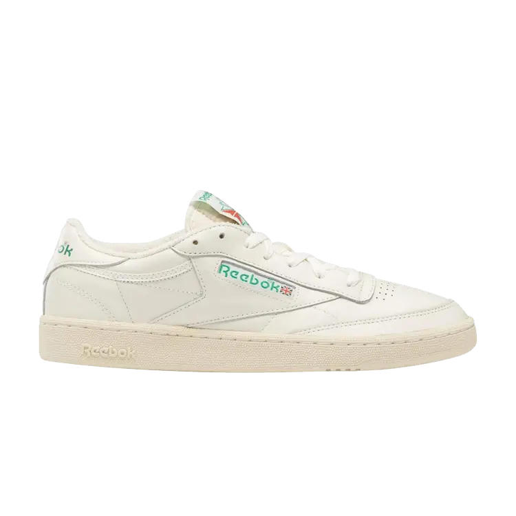 

Кроссовки Reebok Club C 85 Vintage 'Chalk Glen Green', кремовый