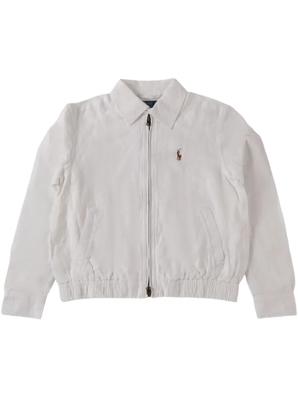 Бомбер с логотипом POLO RALPH LAUREN, белый