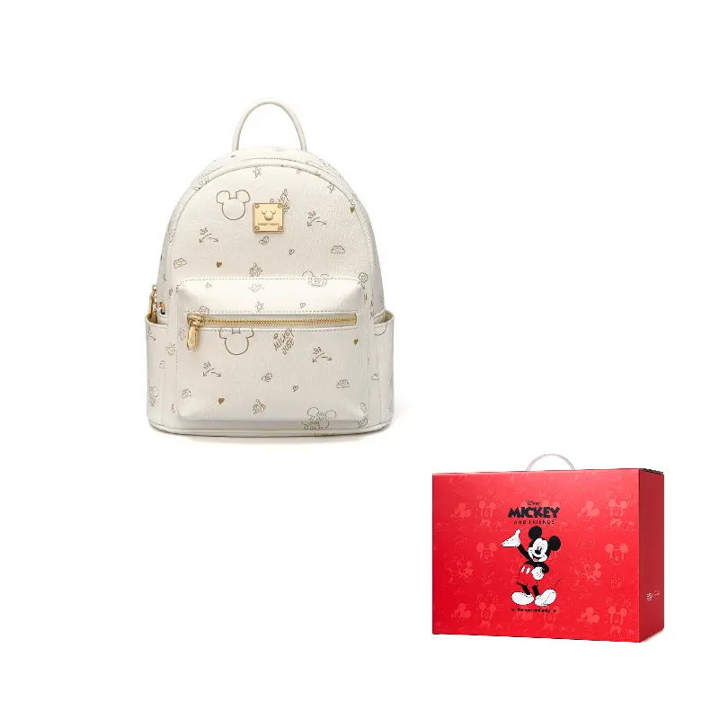 

Disney Микки Синтетическая кожа Рюкзак Женский Розовый Экрю, Ecru
