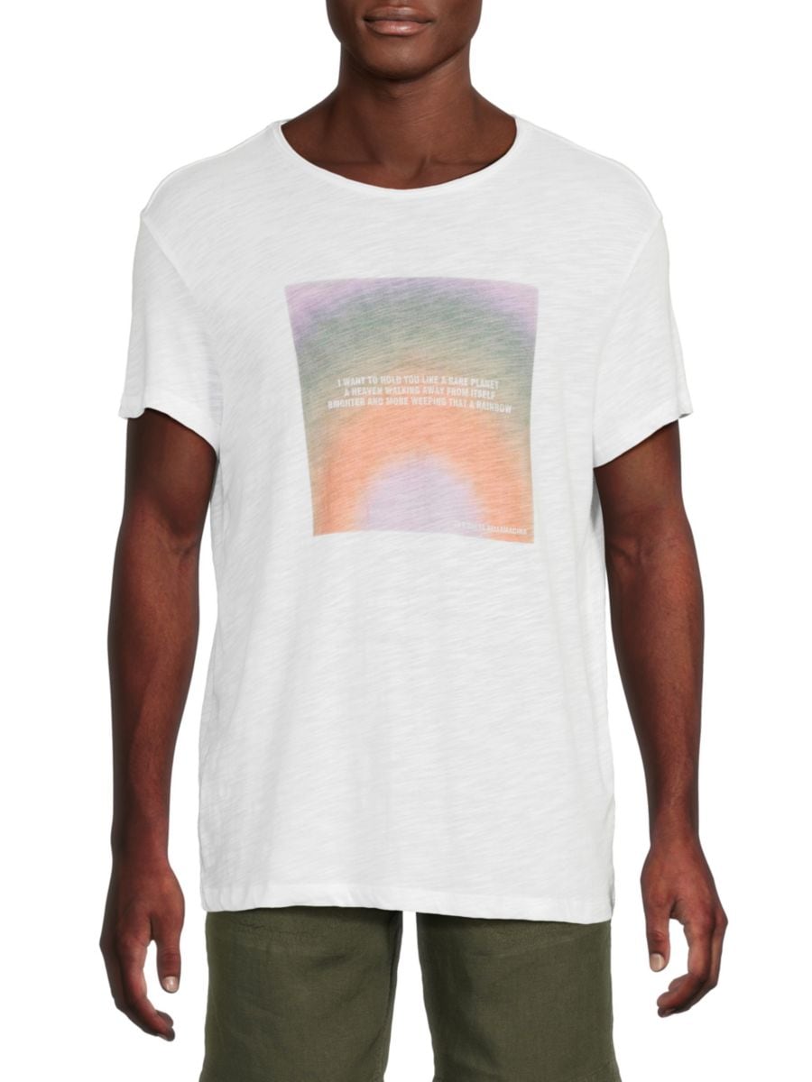 

Футболка Flammé из хлопка с фотопринтом Zadig & Voltaire, белый