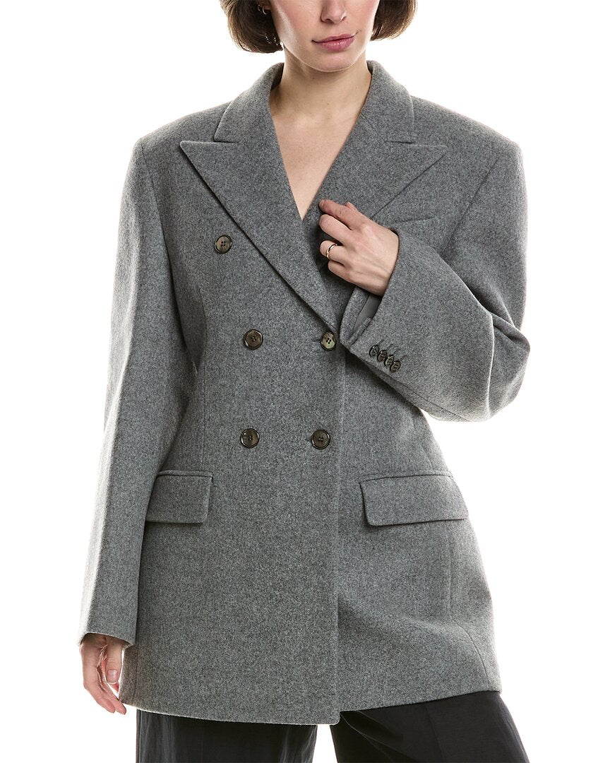 

Коллекция Michael Kors Шерстяное пальто Michael Kors Collection, серый