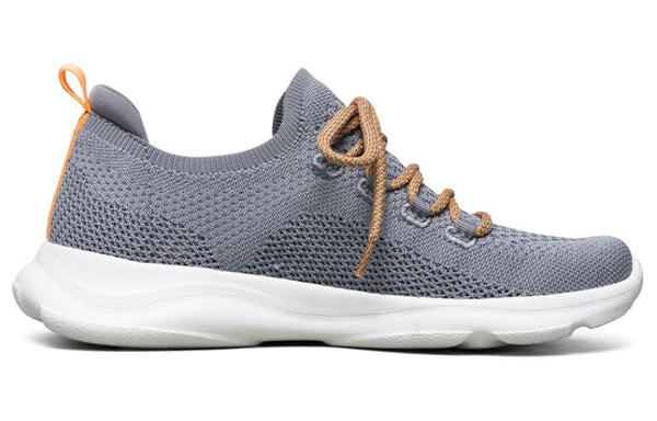 Кроссовки bobs surge sports shoes gray/white/orange Skechers, белый — фото 2