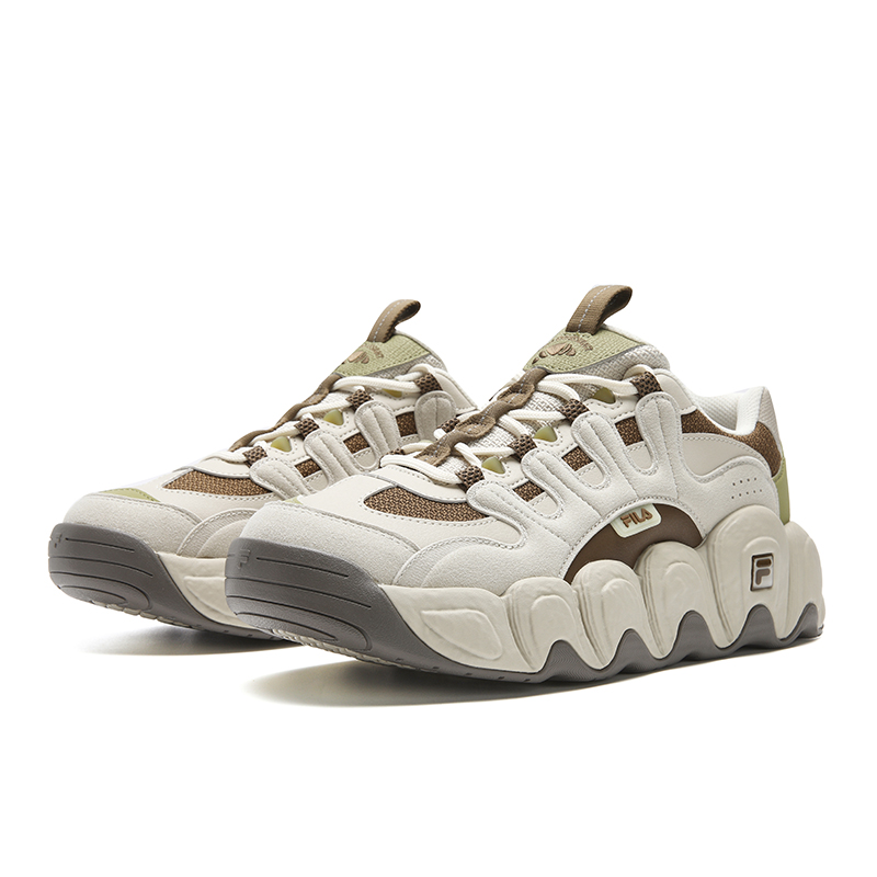 FILA Кроссовки мужские casual низкие износостойкие и легкие champagne brown — фото 4