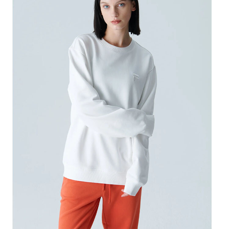 

Толстовка унисекс белая Fila, белый