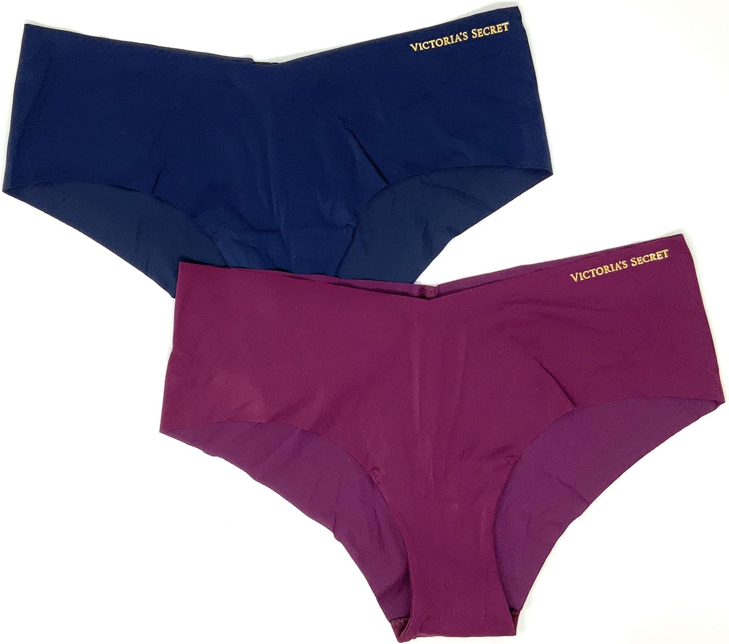 

Трусики-слипы Victoria's Secret No-Show Cheeky, комплект из 2 шт., Navy Blue/Maroon