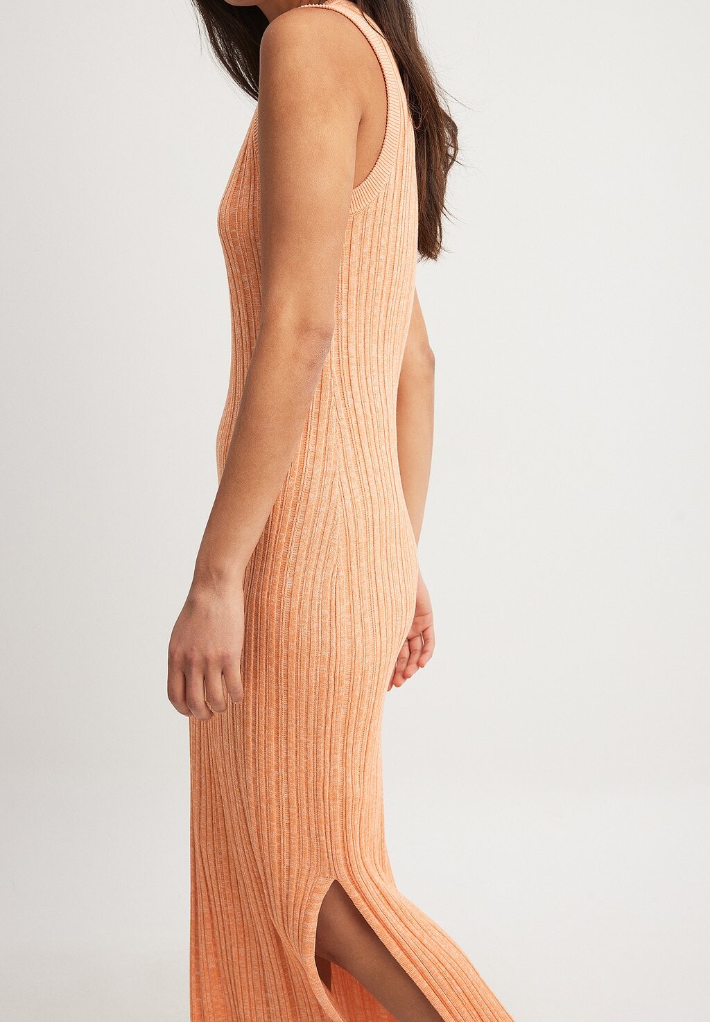 

Платье-джемпер SLEEVELESS MIDI NA-KD, оранжевый