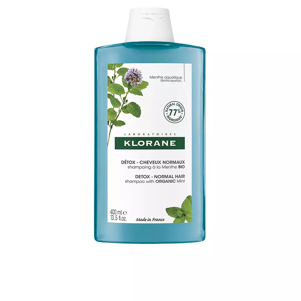 

Шампунь A la menta bio champú detox para cabello normal Klorane, 400 мл.