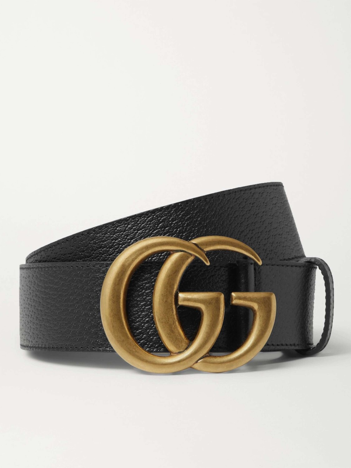 

Ремень из натуральной кожи шириной 4 см GUCCI, черный