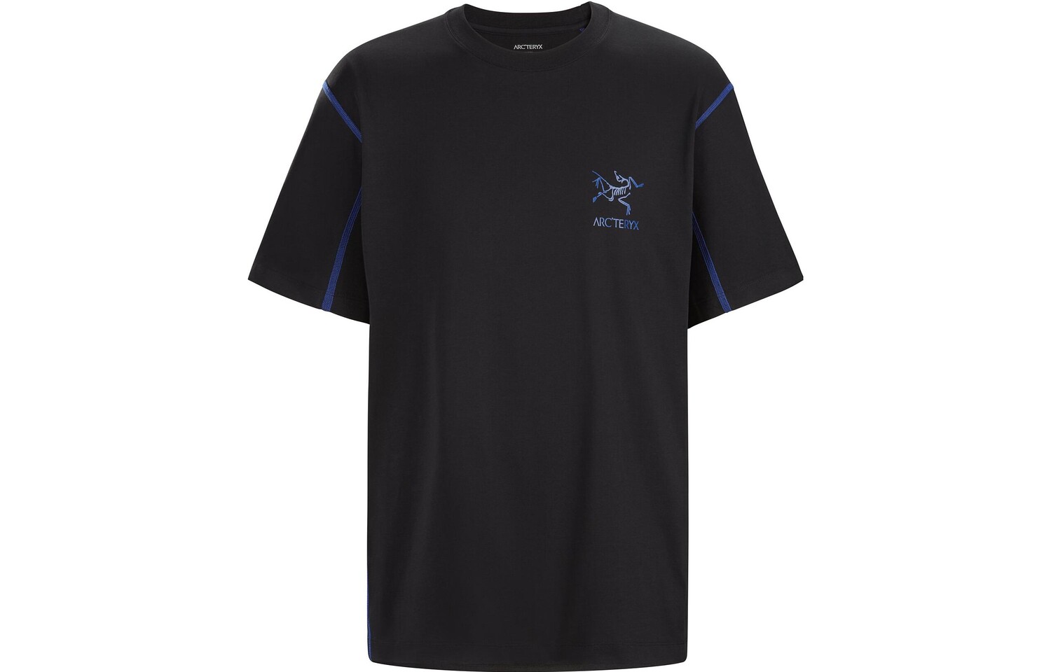 Футболка Arc'teryx Copal SS Bird черная/ультрафиолетовая Arcteryx, цвет Ultra Violet — фото 4