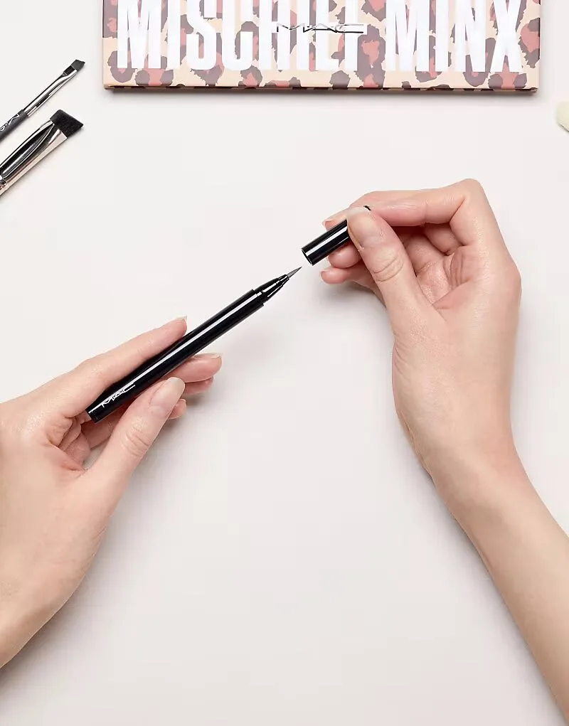 Подводка для глаз MAC Brushstroke 24hr Liner - Brush Brown — фото 4