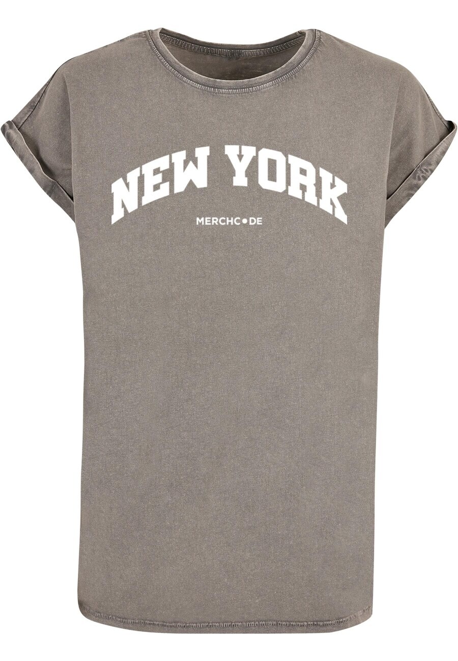 

Футболка Merchcode NEW YORK, серый