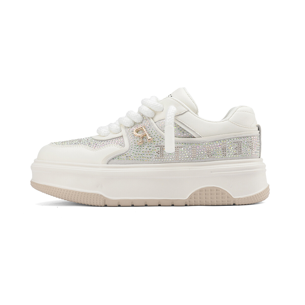 

Кроссовки D:FUSE SCANDINAVIA Skateboarding Shoes Women's Low-top Beige, бежевый
