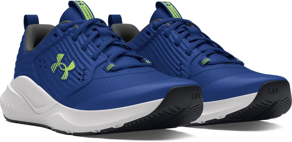 Кроссовки для мужчин Under Armour Charged Commit Trainer 4, синий/серый/зеленый — фото 3