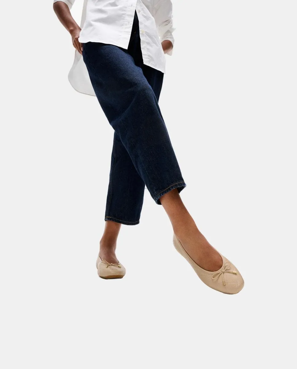 Кожаные балетки Delicato Bow Quilted Fitflop FitFlop, мягкий коричневый — фото 2
