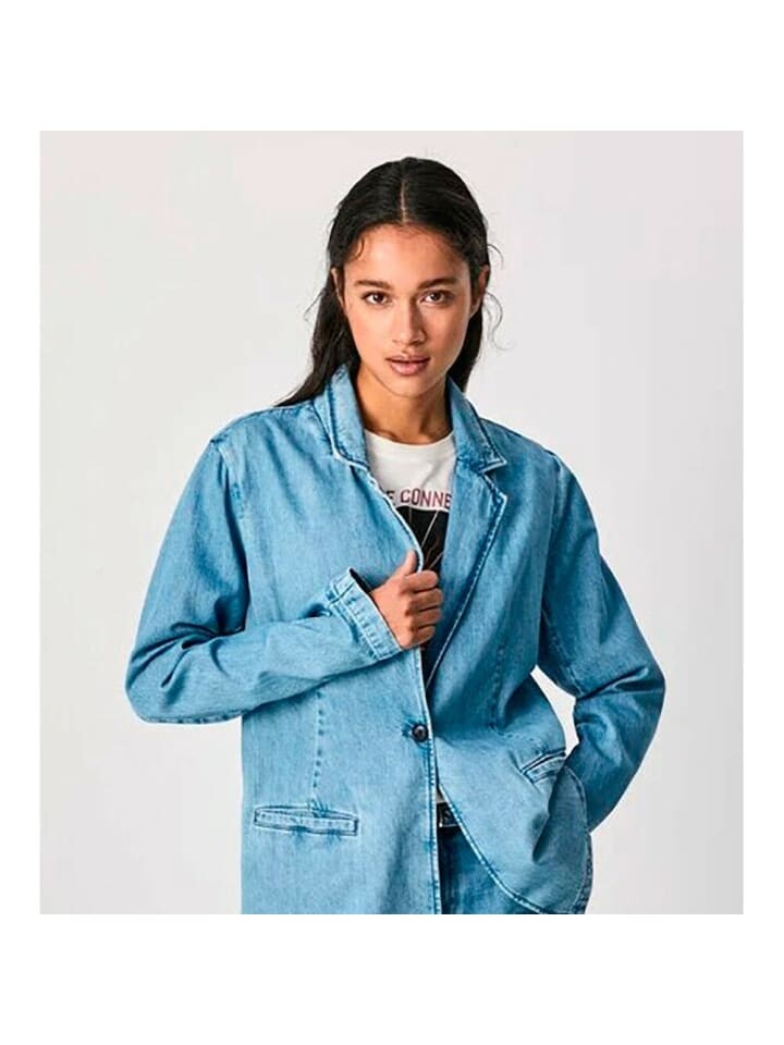 

Блейзер Pepe Jeans Blazer, цвет Denim