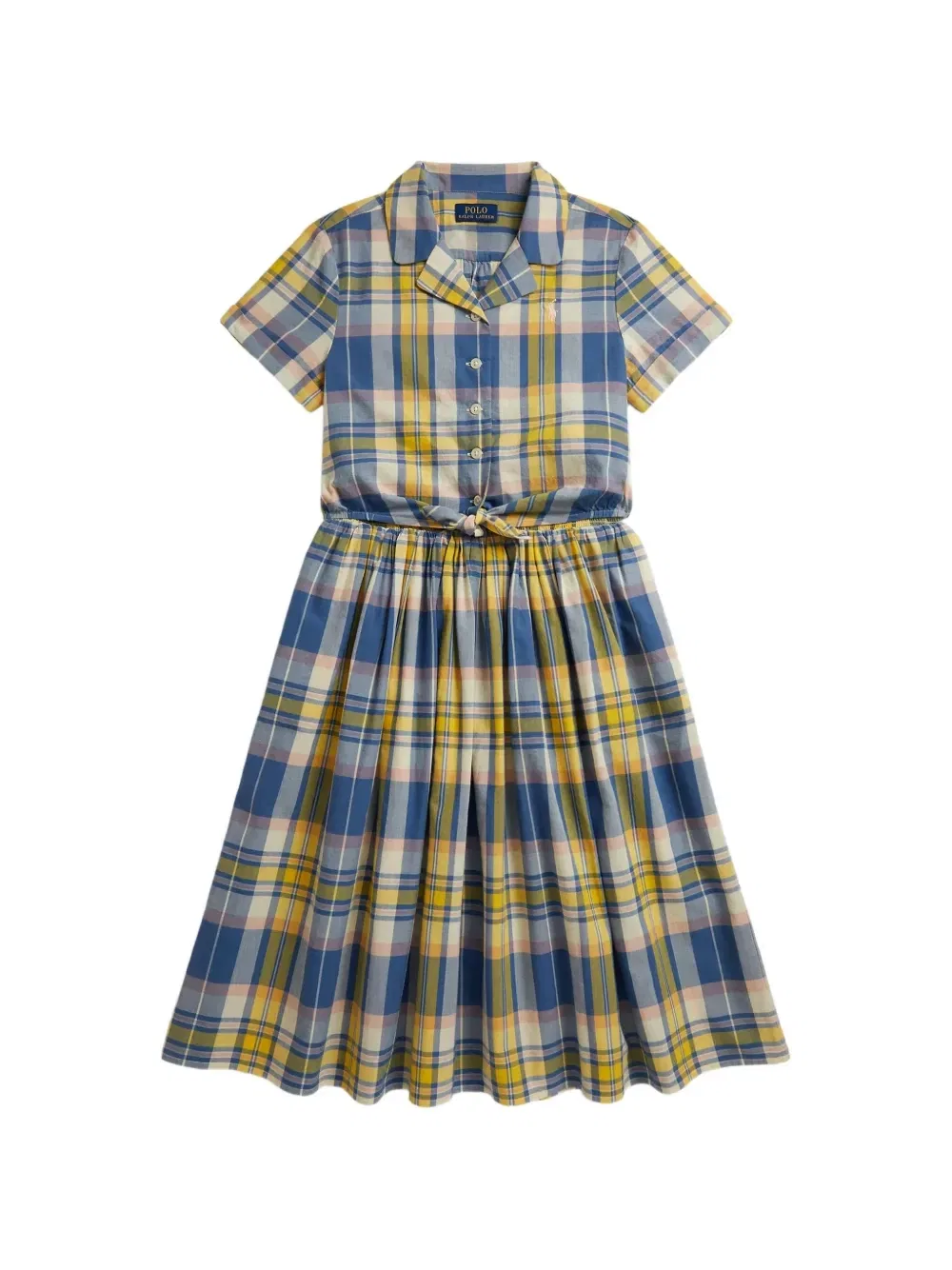 Комплект из топа и юбки с завязками Polo Ralph Lauren Kids, синий