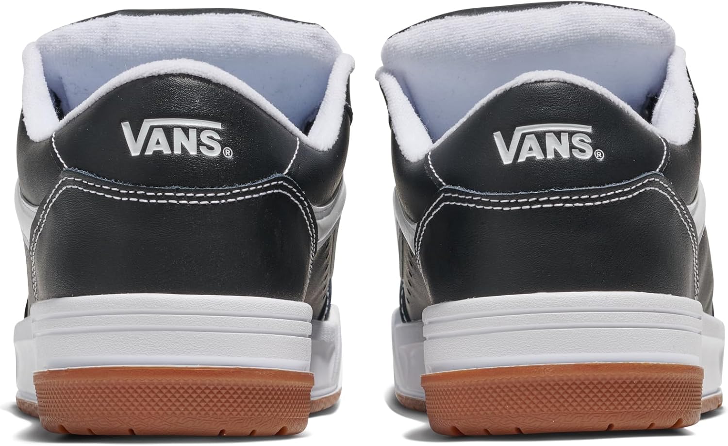 Vans Unisex-Adult Hylane | Пухлые Y2k скейтерские модные кроссовки для мужчин и женщин, Puffy Black/White/Gum — фото 3