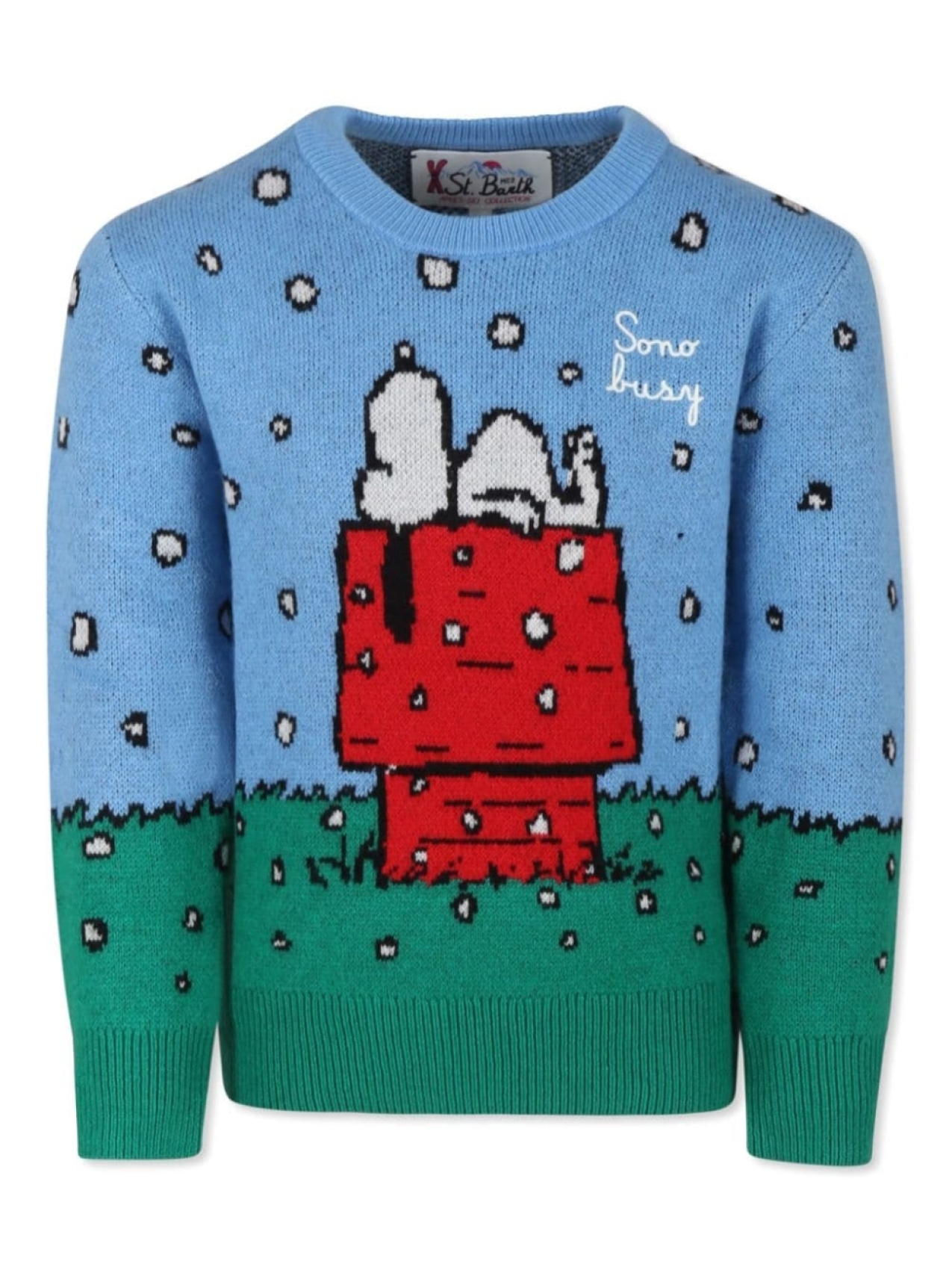 

MC2 Saint Barth Kids x Snoopy Peanuts свитер, синий