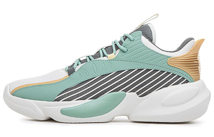 

Баскетбольные кроссовки Basketball Shoes Men Low-Top White/Green Erke