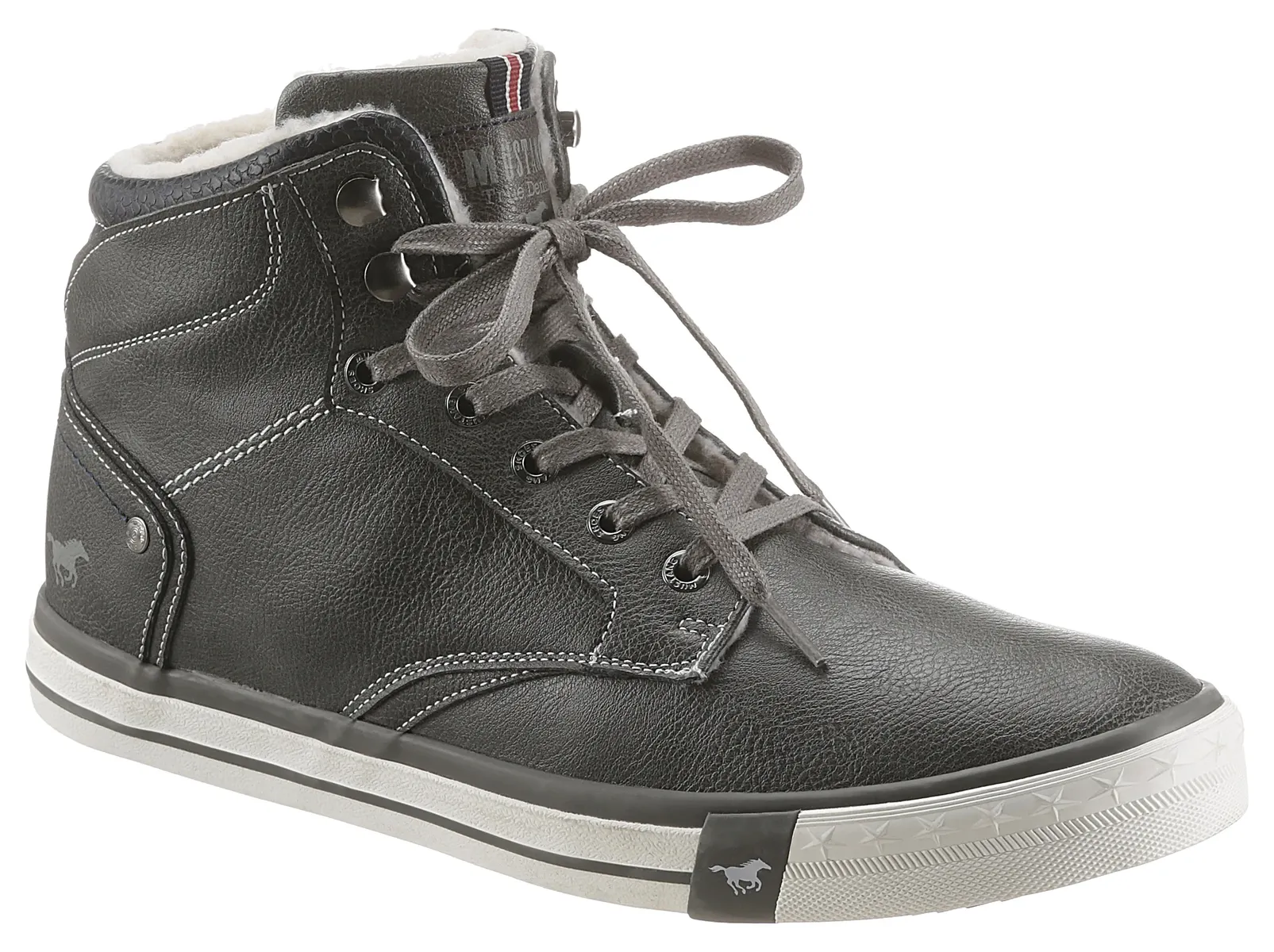 

Кроссовки Mustang Shoes с практичной внутренней молнией, серый