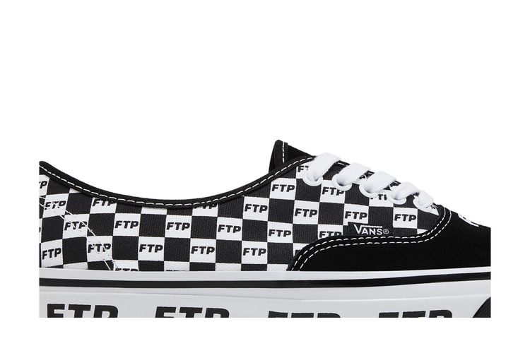 Кроссовки FTP x Authentic 44 'Checkerboard', черный — фото 2