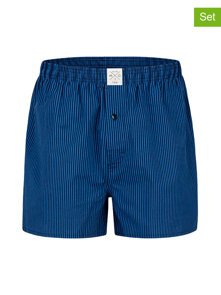 

MG-1 Комплект из 6 штук: боксерские шорты темно-синего/красного/светло-синего цвета