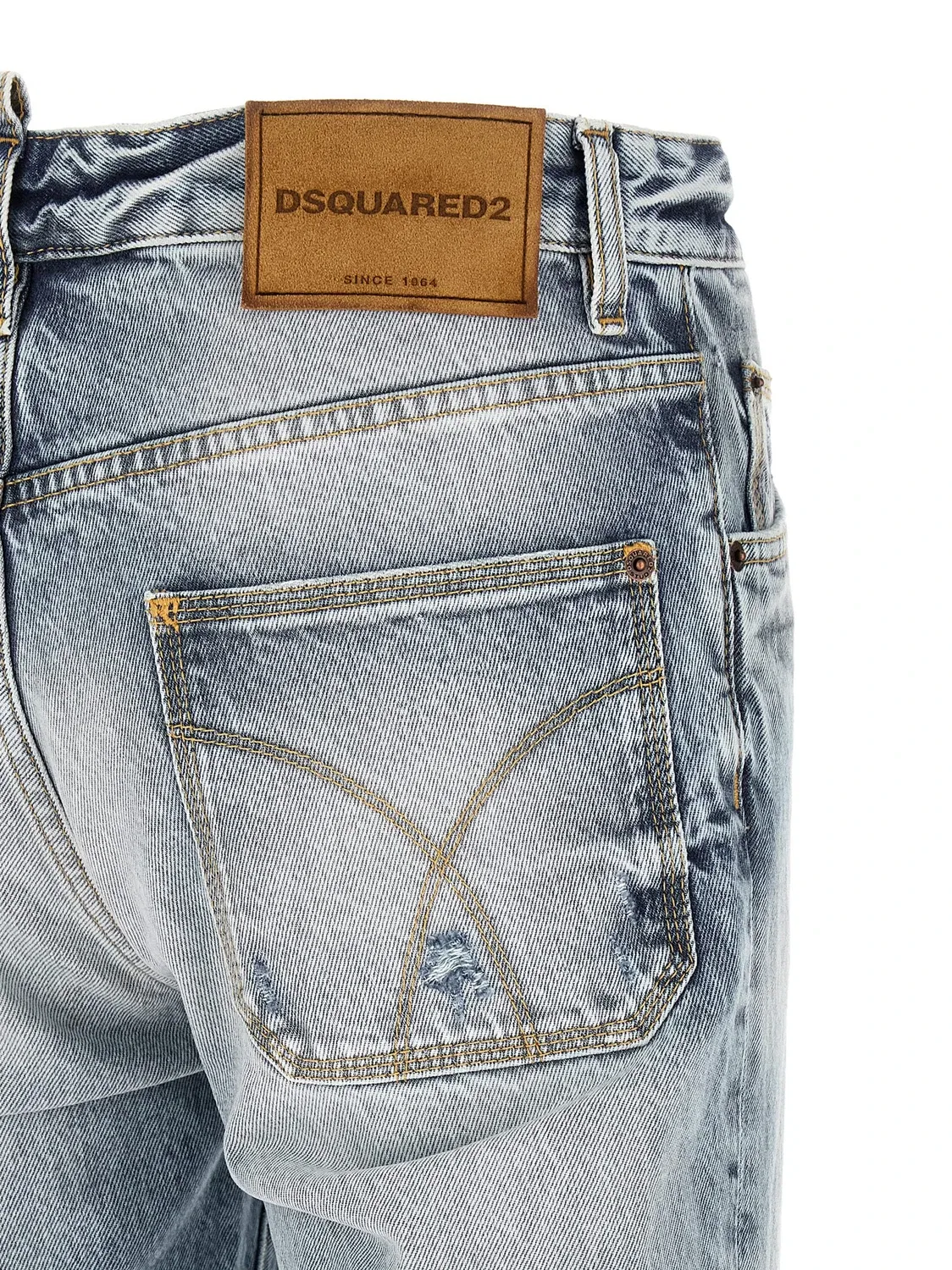 Джинсы 'Teddy' DSQUARED2, голубой — фото 4