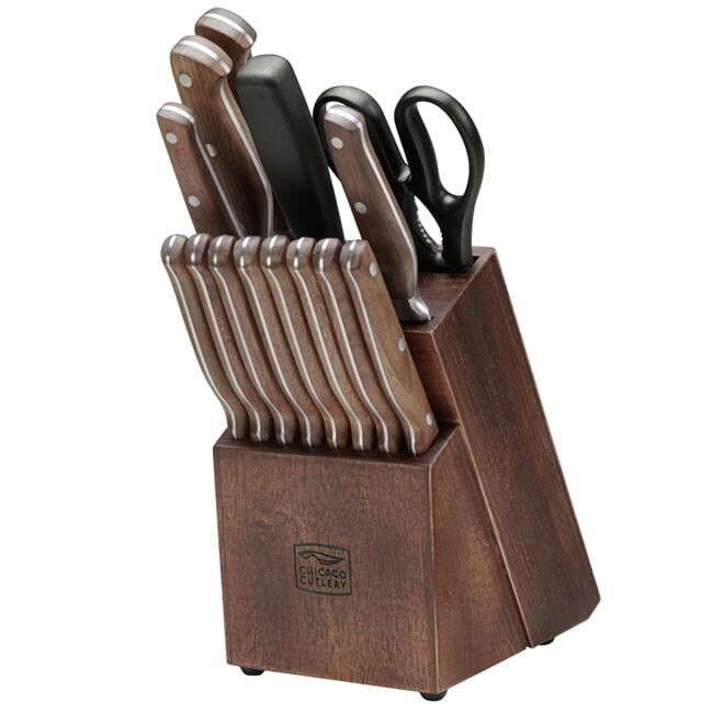 

Набор ножей Chicago Cutlery 15 предметов, коричневый