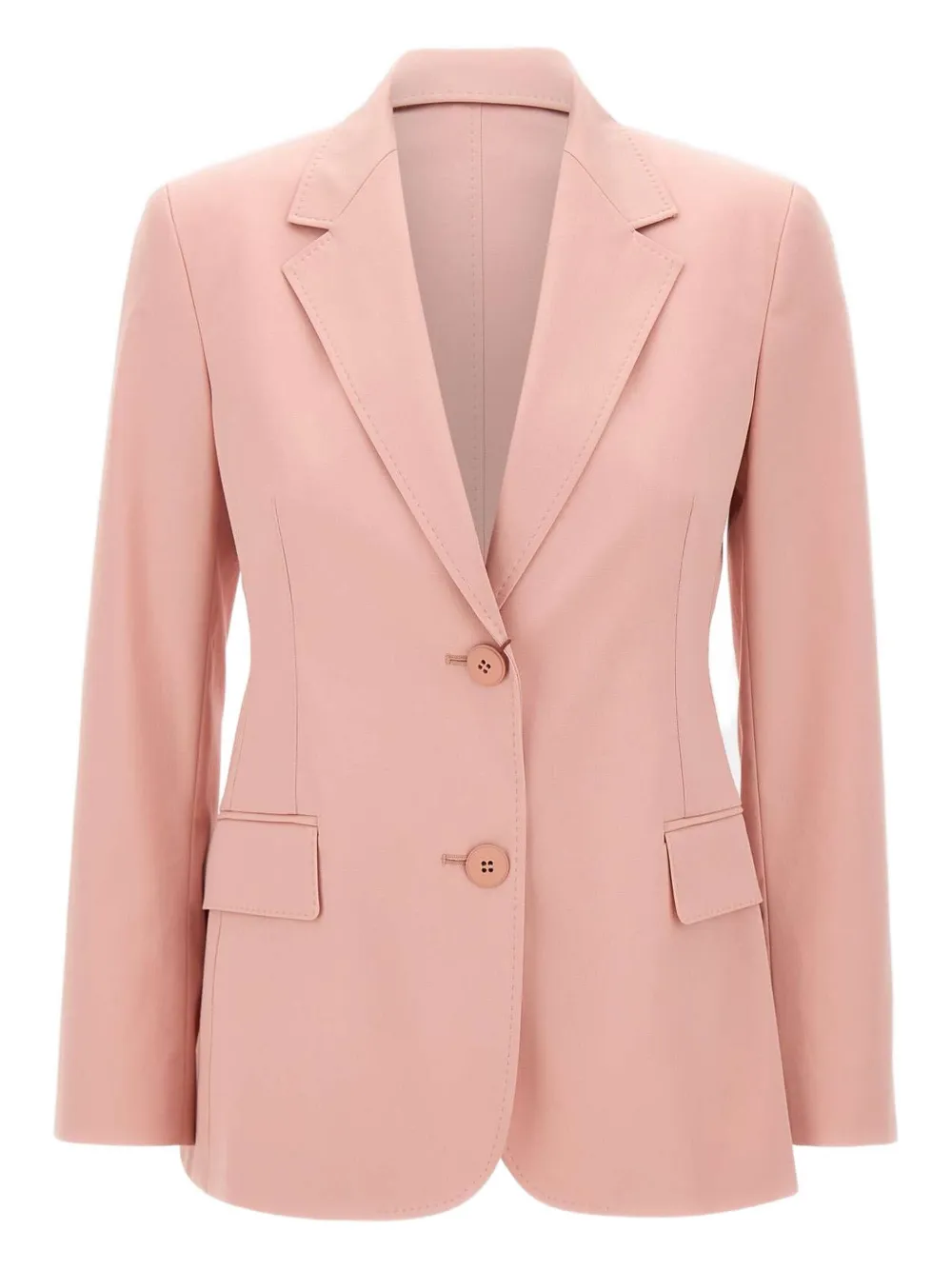

Блейзер с заостренными лацканами на пуговицах MAX MARA, розовый