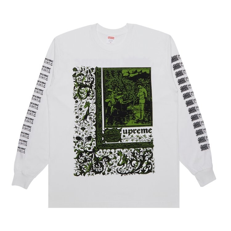 

Лонгслив Supreme Saint Sebastian 'White', белый