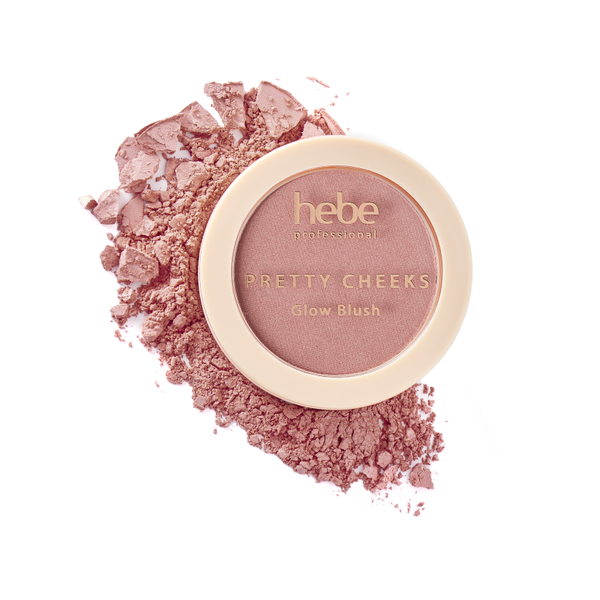 

Румяна Rose Glow, 3,5 г Hebe Professional Pretty cheeks glow blush, цвет rose glow