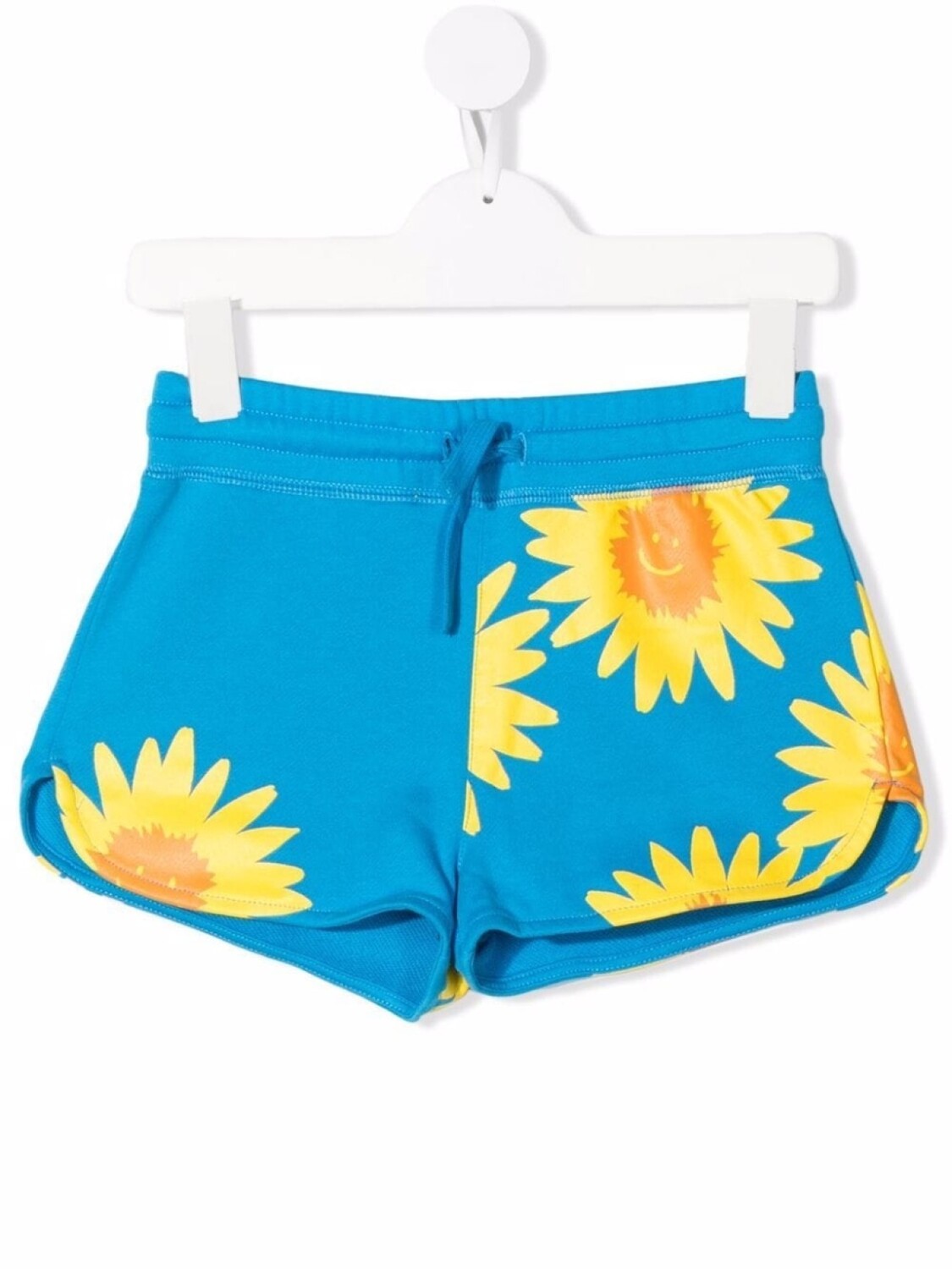 

Stella McCartney Kids шорты с кулиской и цветочным принтом, синий