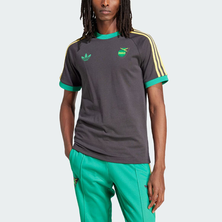 Футболка мужская графитово-черная Adidas Originals, черный — фото 2