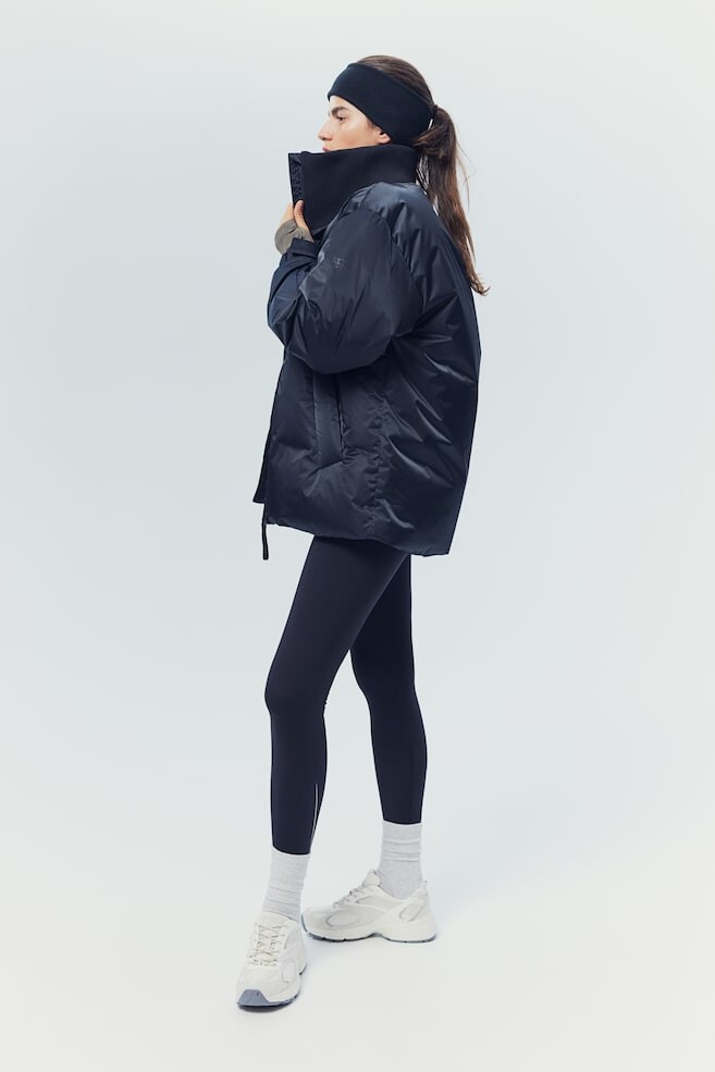 

Теплые беговые леггинсы из материала drymove H&M, черный