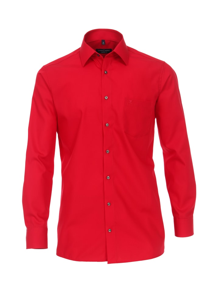 

CASAMODA Деловая рубашка насыщенного красного цвета