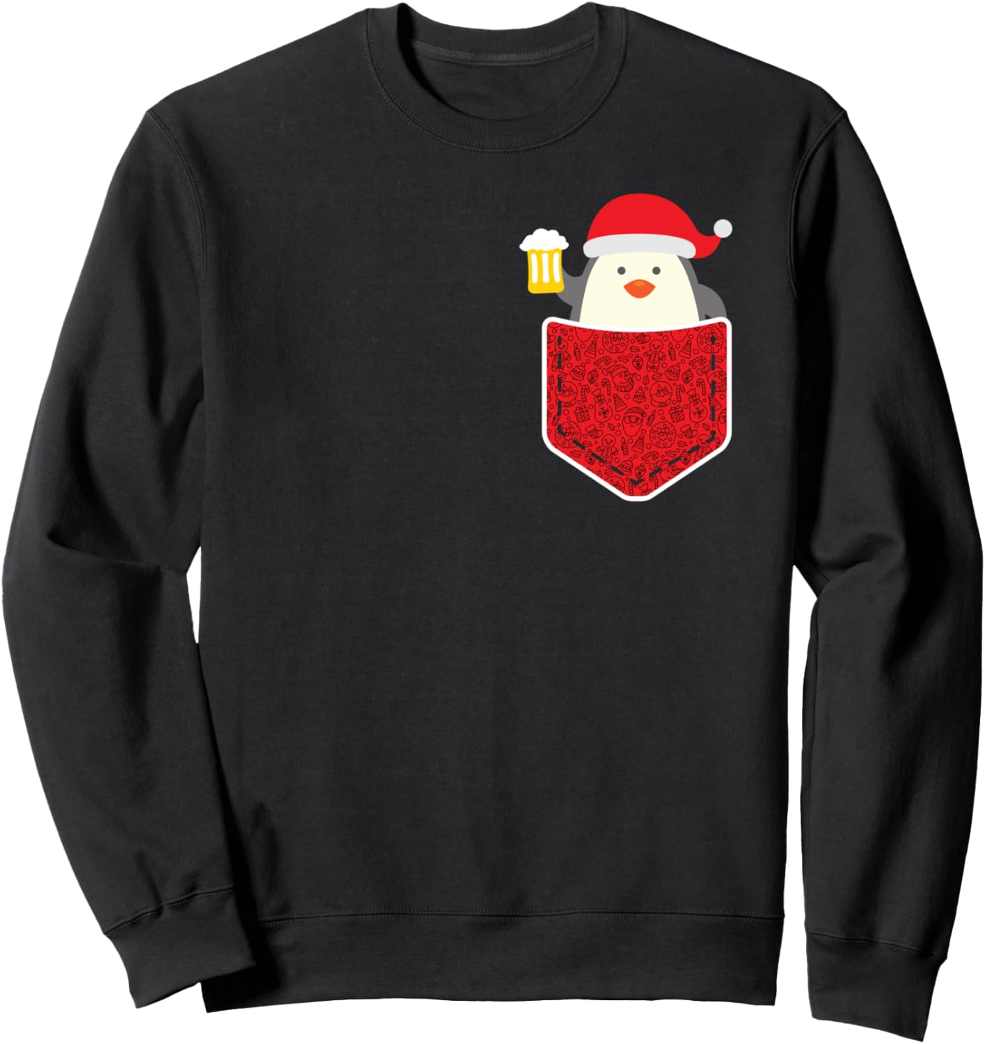 

Забавная толстовка с изображением пингвина и пива в кармане - рождественский подарок для любителей пива, черная (black 19-3911tcx), размер S Shirtbooth: Christmas, Черный, Забавная толстовка с изображением пингвина и пива в кармане - рождественский подаро