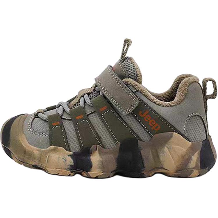 

Детские повседневные кроссовки Low Top Green Gray Kids' Jeep, Army Green/Gray
