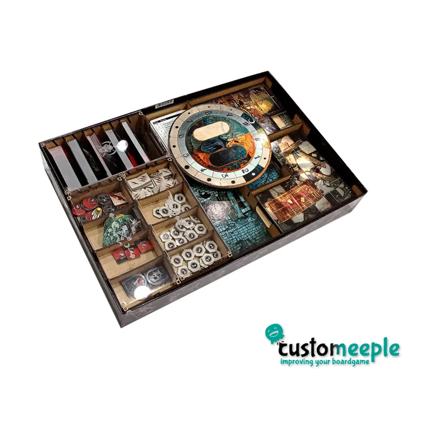 

Совместимая вставка WQ Cursed City с акриловыми крышками, Game Accessories - Warhammer Quest Cursed City (Customeeple)