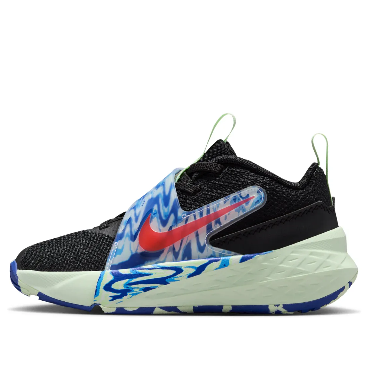 Кроссовки (PS) Nike Team Hustle D 12 'Black Royal Volt Bright Crimson'