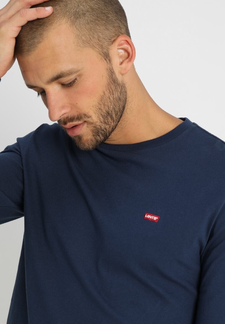 Футболка с длинным рукавом Original Tee Levi's, цвет dress blues — фото 4