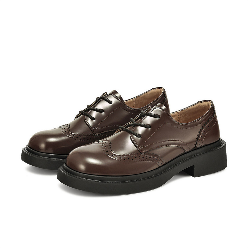 DAPHNE Женские повседневные туфли-лодочки красно-коричневые, цвет Red Brown — фото 2