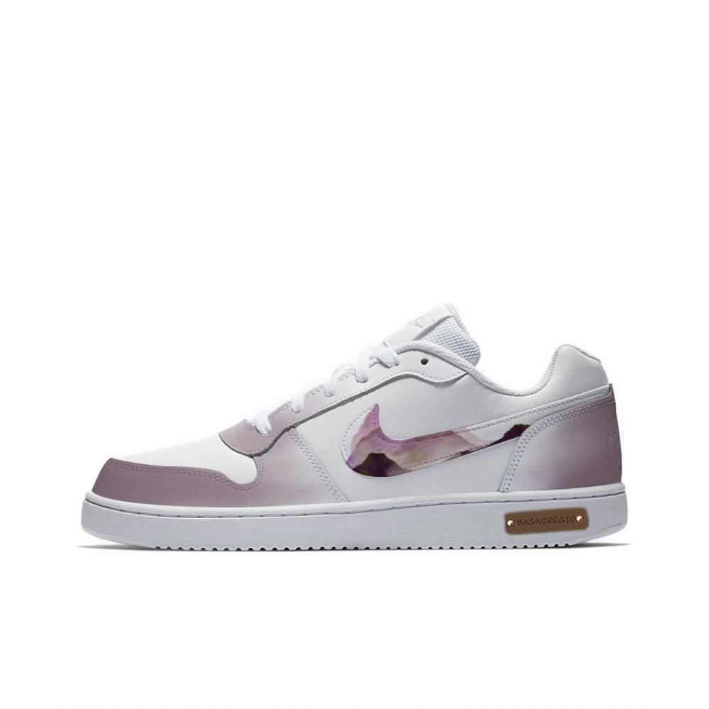 

Кроссовки Nike EBERNON Skateboarding Shoes Men Low-top White/Purple, фиолетовый