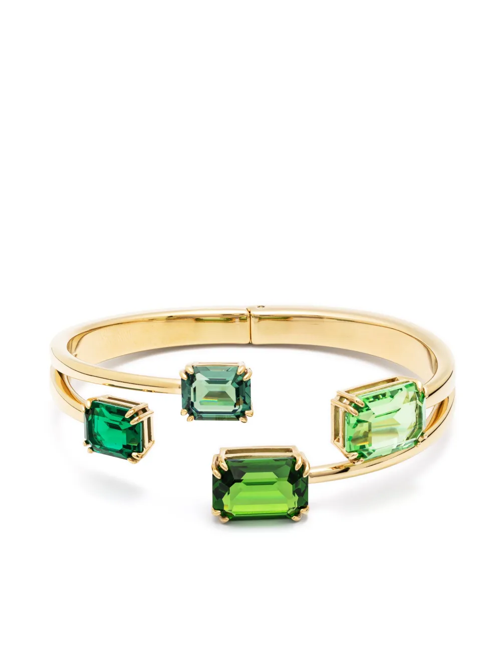 

Браслет-бэнгл Millenia с камнями Swarovski, золотой
