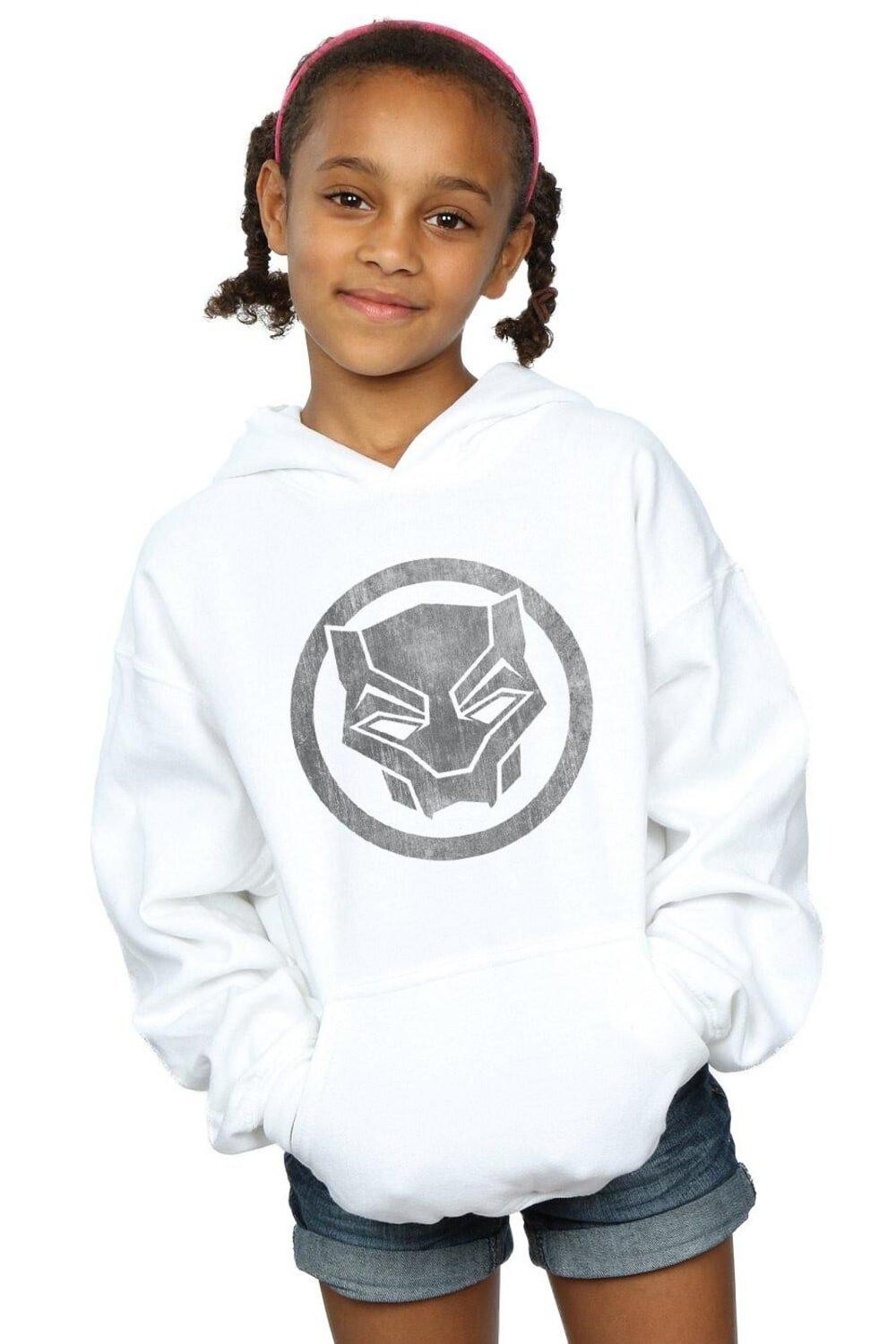 

Толстовка с принтом Black Panther Icon Marvel, белый