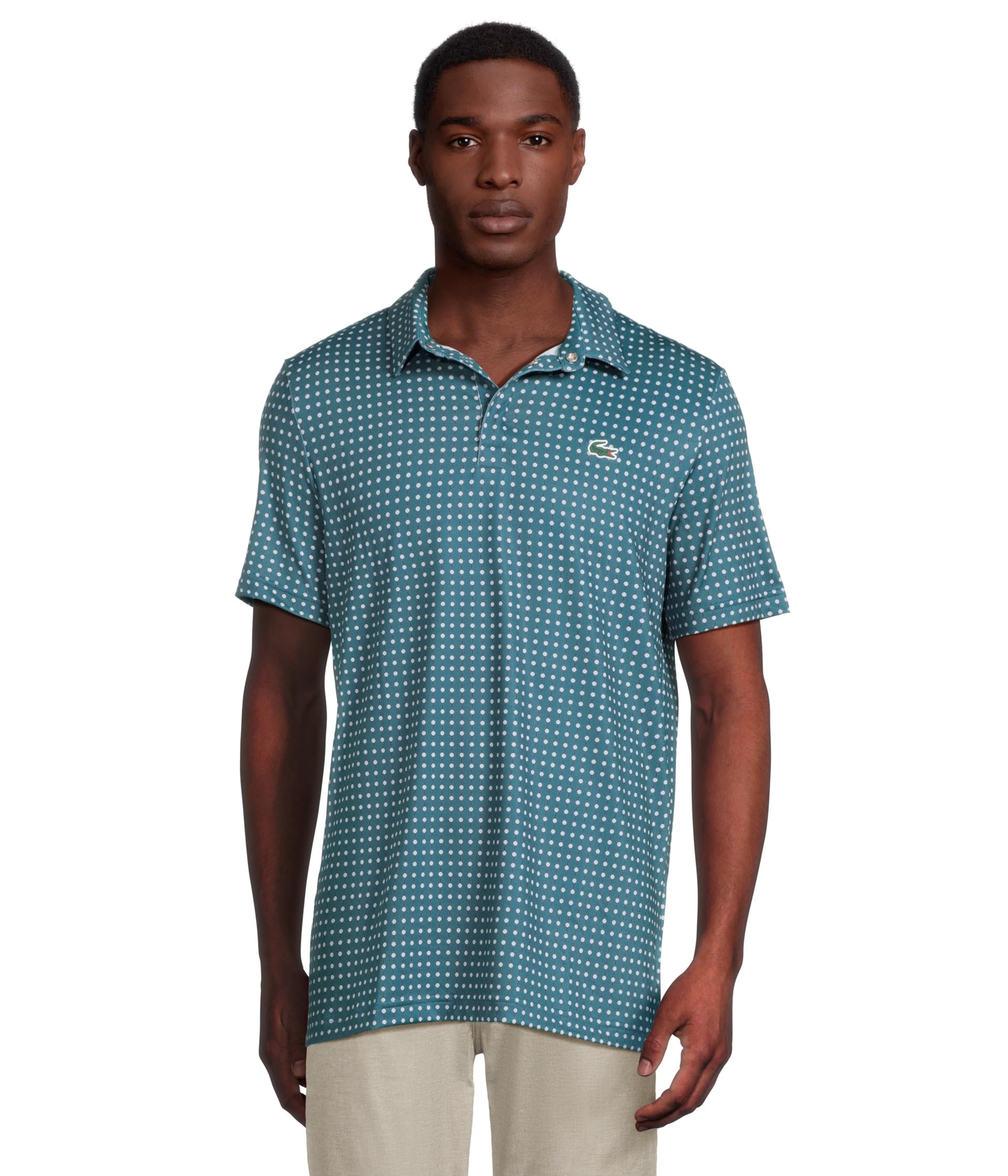 

Поло Lacoste Regular Fit Uv Protect Golf Polo, цвет Dark Blue/White