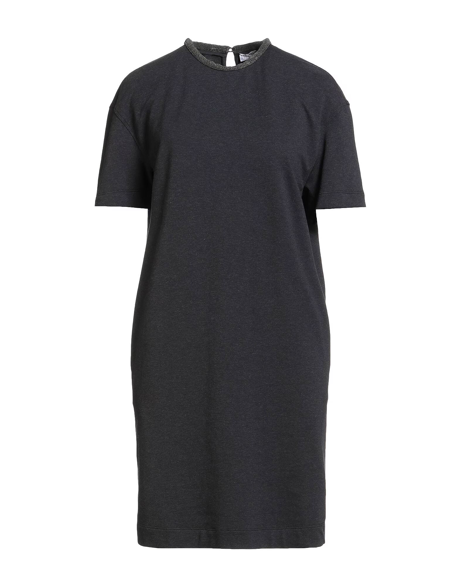 

Мини-платье Brunello Cucinelli, угольно-серый