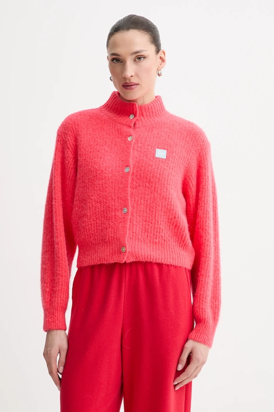 

Кардиган из шерсти American Vintage, розовый