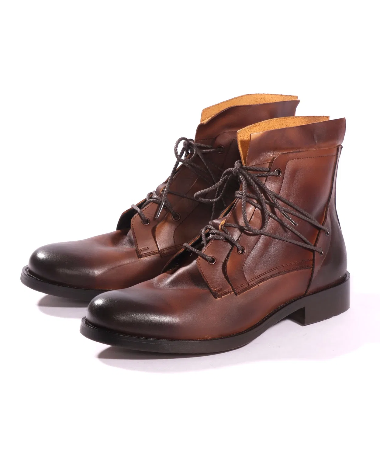 Ботинки lace-up whoop-de-doo из кожи, камел